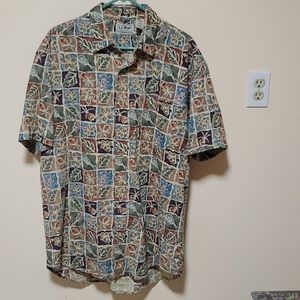 L.L. Bean cotton button down shirt size L